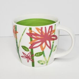 Starbucks Floral Bamboo Ceramic Mug 2007